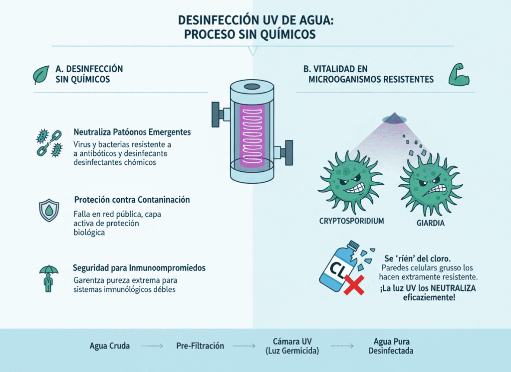 Seguridad Superior y Vitalidad: Los Filtros UV como Eje de la Desinfección Sin Químicos