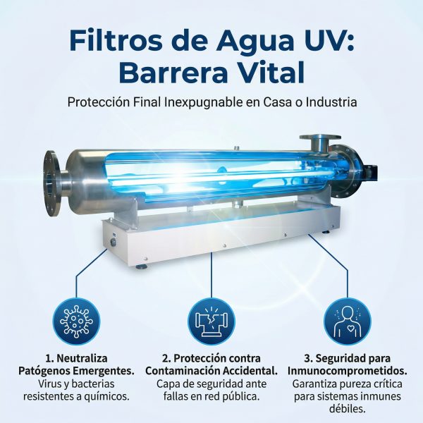 la vitalidad de desinfectar el agua sin químicos