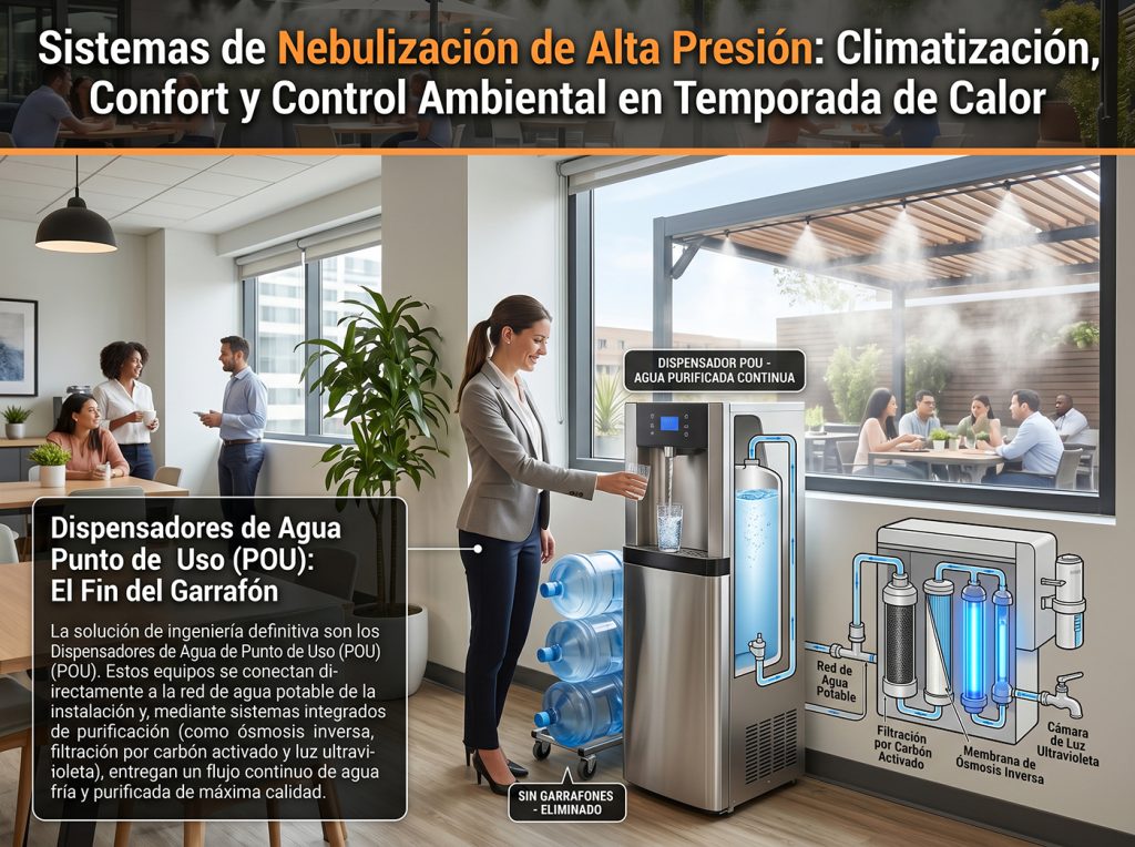 Fabricadoras de Hielo y Dispensadores de Agua: Hidratación y Continuidad Operativa en la Temporada de Calor
