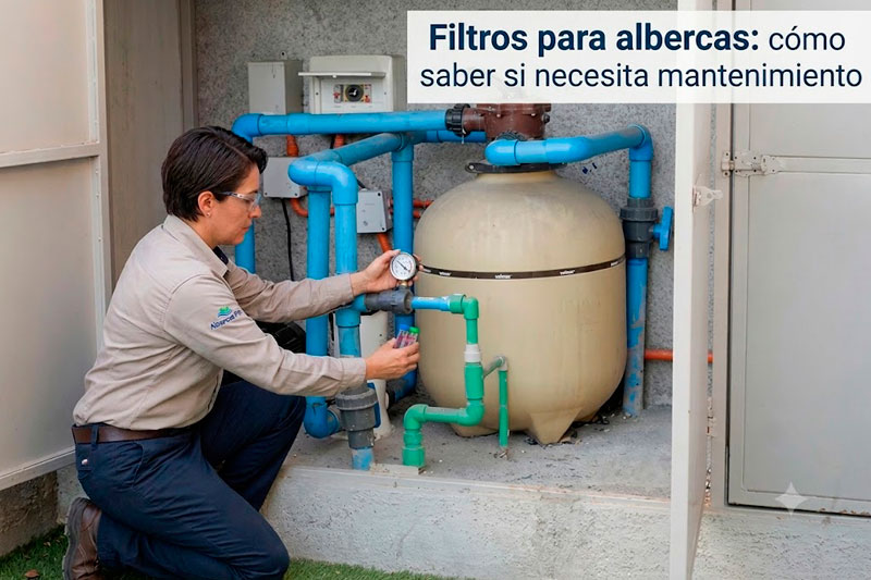 Filtros para albercas: cómo saber si necesita mantenimiento